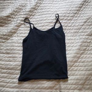 Plain Black Abercrombie Kids Tank Top